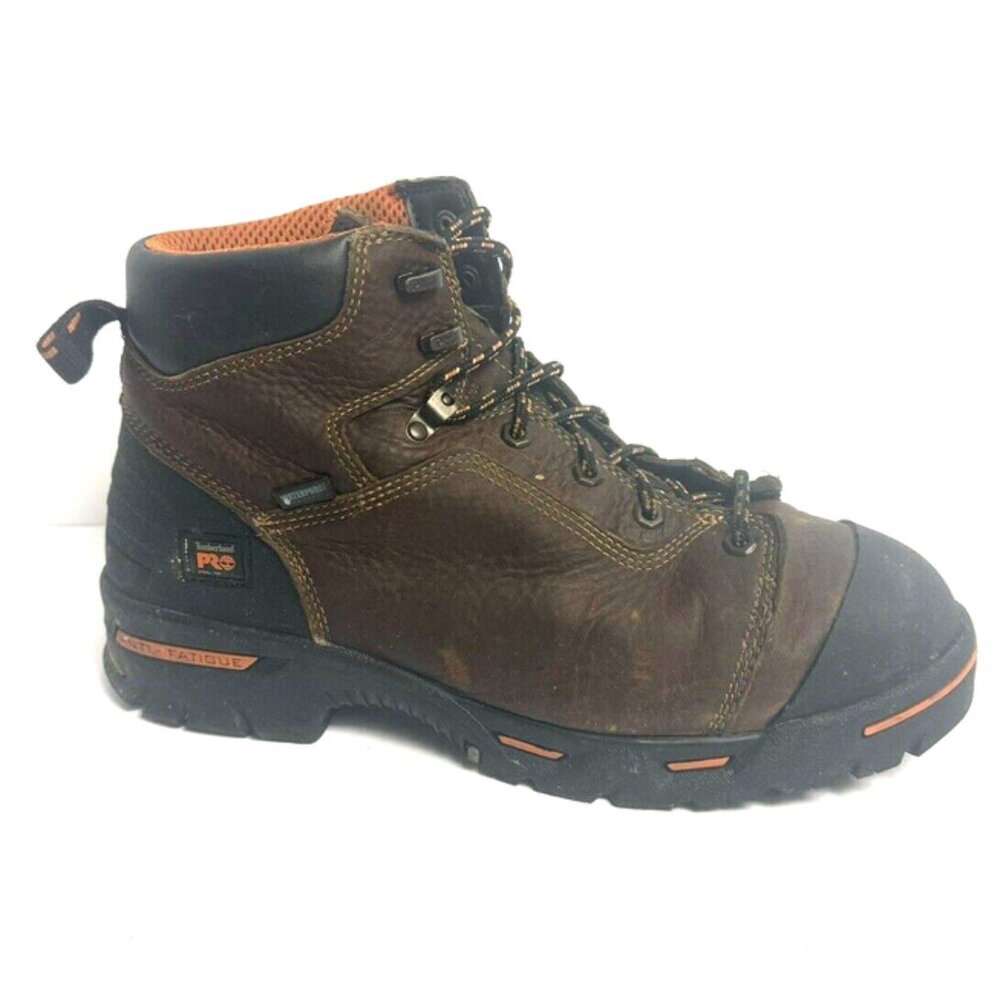 Timberland Pro Mens Endurance Steel Toe Work Boot Brown Size 11 M
